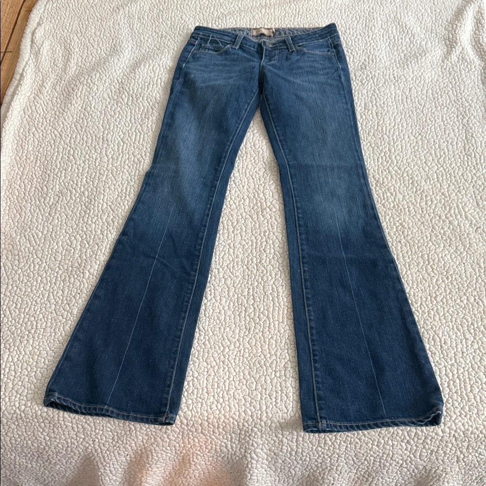 PAIGE Dark Blue Flare Jeans